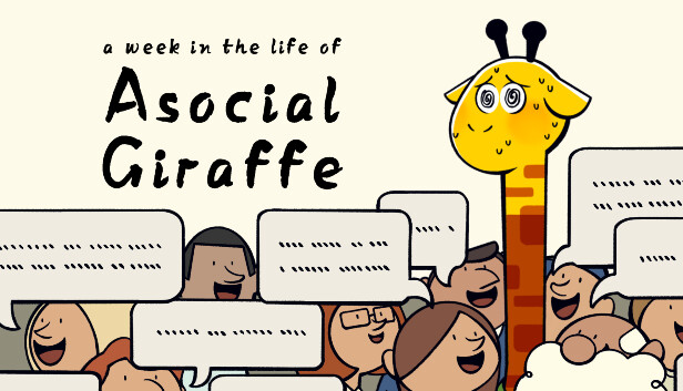 A Week in the Life of Asocial Giraffe Steam capsule image