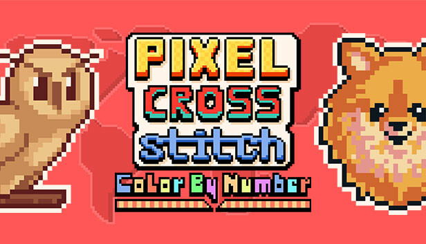 Pixel Cross Stitch Color by Number Steam capsule image