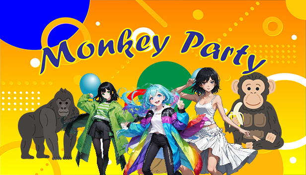 Monkey Party - Anime Girls Steam capsule image