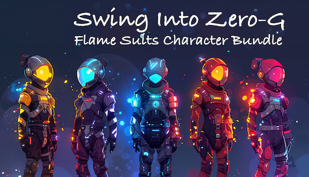 Swing Into Zero-G: Flame Suits Character Bundle Steam capsule image