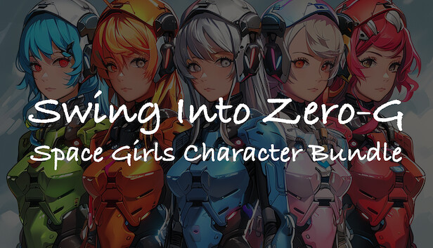 Swing Into Zero-G: Space Girls Character Bundle Steam capsule image