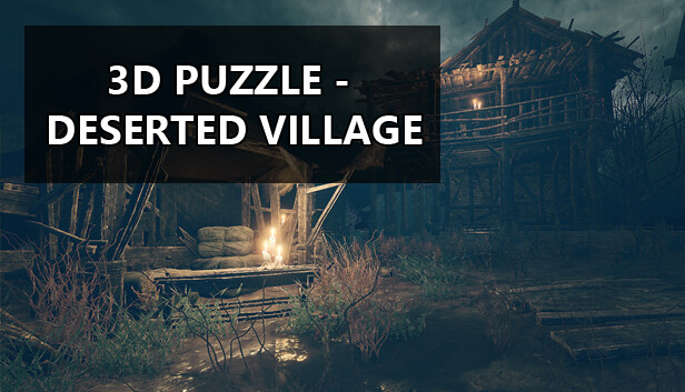 3D PUZZLE - Deserted Village Steam capsule image