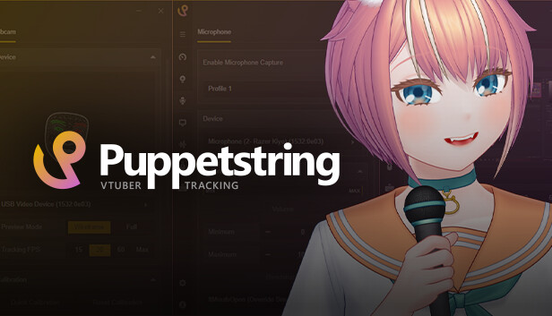 Puppetstring VTuber Tracking Steam capsule image
