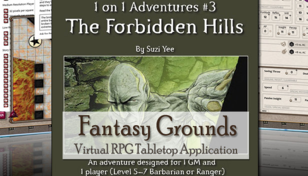 Fantasy Grounds - 3.5E/PFRPG 1 on 1 Adventure #3 The Forbidden Hills Steam capsule image