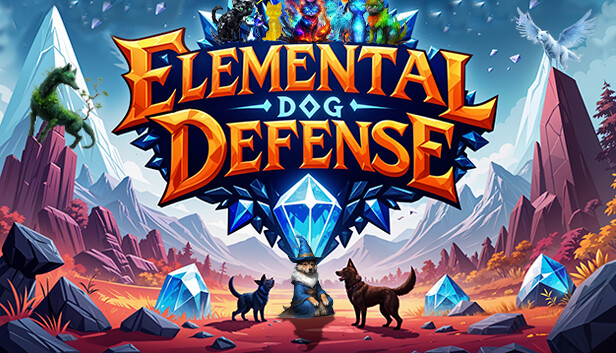 Elemental Dog Defense Steam capsule image