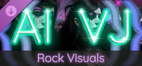 AI-VJ - Rock Visuals header image