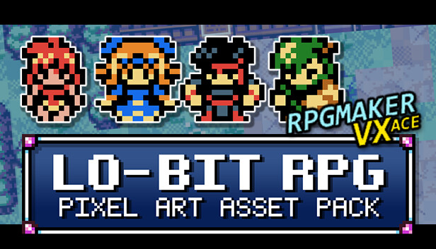 RPG Maker VX Ace - Lo-Bit RPG Pixel Art Asset Pack Steam capsule image