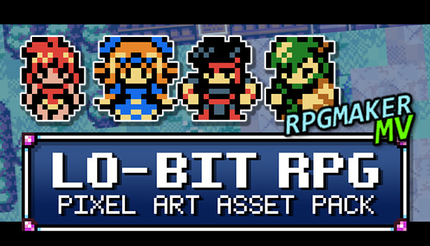 RPG Maker MV - Lo-Bit RPG Pixel Art Asset Pack Steam capsule image