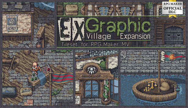 RPG Maker MV - EX Graphic Village Expansion Steam capsule image