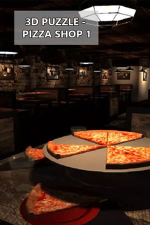 3D PUZZLE - Pizza Shop 1 — обложка