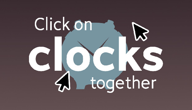 Click on clocks together Steam capsule image