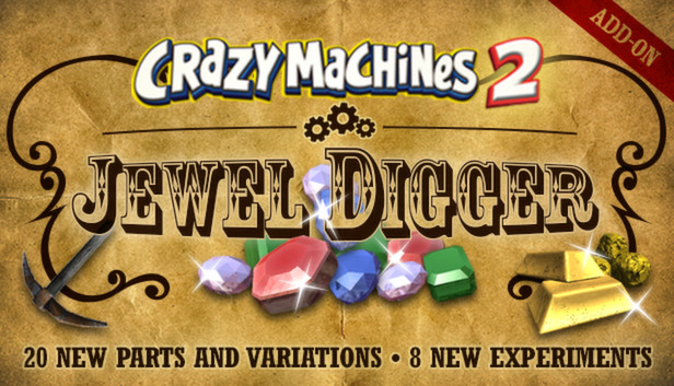 Crazy Machines 2 - Jewel Digger DLC Steam capsule image