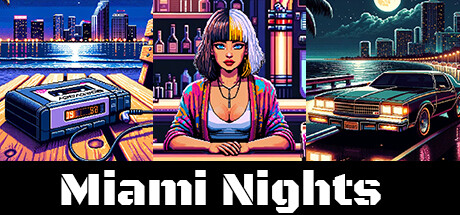 Miami Nights - Bartending in the 80s Steam header image