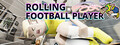 Rolling Football Player