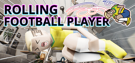 Rolling Football Player Steam header image