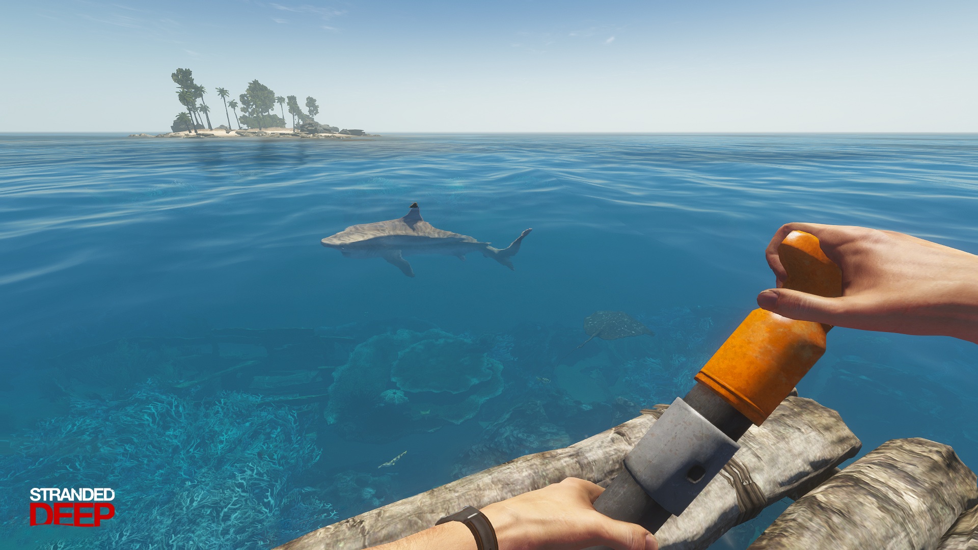 JOGO DE SOBREVIVÊNCIA ESTILO Stranded Deep - PRIMEIRO DIA NA ILHA! -  Escape the Pacific 