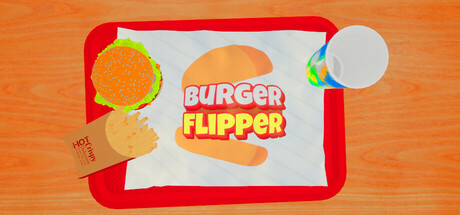 Burger Flipper: A Fast Food Restaurant Simulator Steam header image
