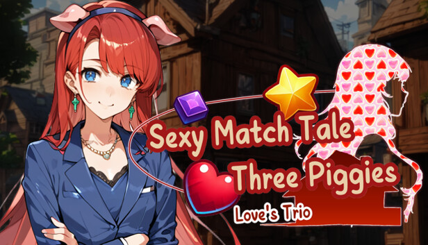 Sexy Match Tale : Three Piggies-Love's Trio Steam capsule image