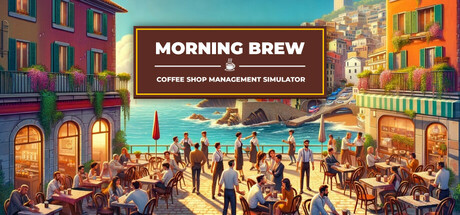Morning Brew: Coffee Shop Management Simulator Steam header image