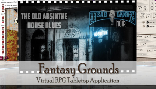 Fantasy Grounds - Deadlands Noir - The Old Absinthe House Blues (Adventure) Steam capsule image