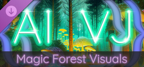 AI-VJ - Magic Forest Visuals header image