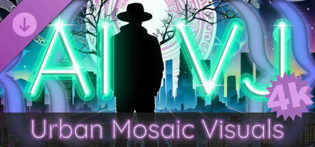 AI-VJ - Urban Mosaic 4k Visuals header image