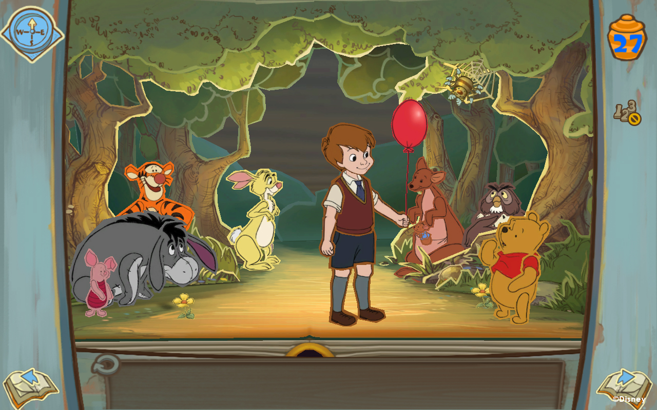 Winnie the Pooh and Nakamasachi 【Disney】KIDEA BALANCE GAME 