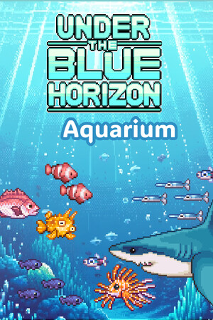 Under the blue horizon - Aquarium cover art