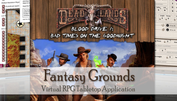 Fantasy Grounds - Deadlands Reloaded: Blood Drive 1 Steam capsule image