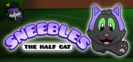 Sneebles The Half Cat Steam header image