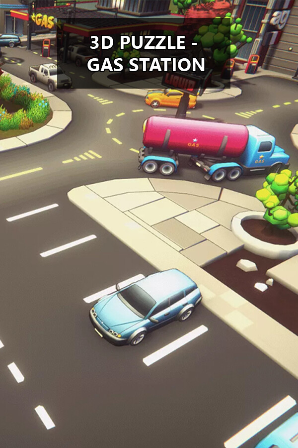 3D PUZZLE - Gas Station