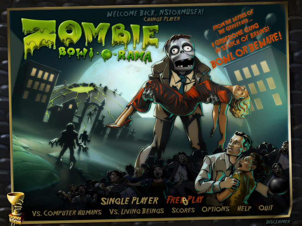 zombie bowling game free online