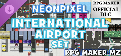RPG Maker MZ - NEONPIXEL - International Airport header image