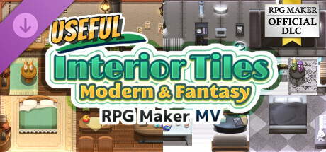 RPG Maker MV - Useful Interior Tiles Modern and Fantasy header image