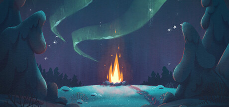 Moomintroll: Winter's Warmth gameplay showing a snow-covered Moominvalley landscape