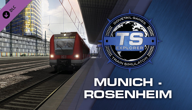 Train Simulator: Munich - Rosenheim Route Add-On Steam capsule image