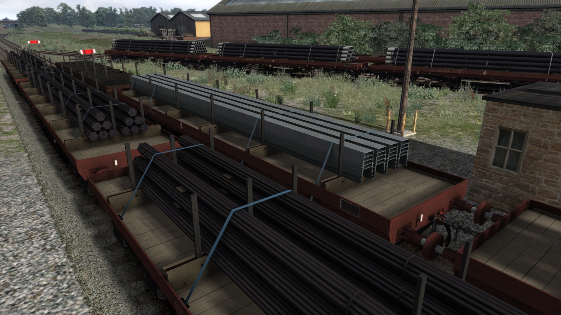 TS Marketplace: BDA 80t Bogie Bolster Wagon Pack On Steam