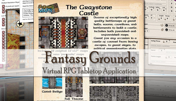 Fantasy Grounds - Maps: Graystone Castle Steam capsule image