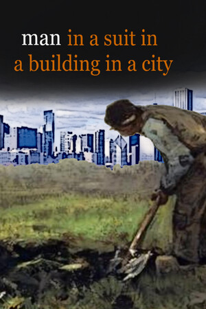 Man in a suit in a building in a city cover art