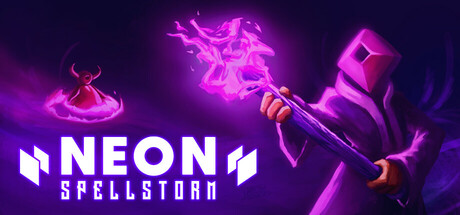 Neon Spellstorm Steam header image