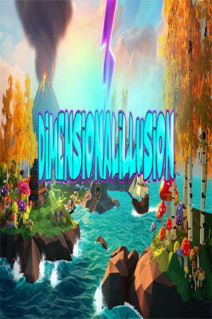 Dimensional illusion cover art