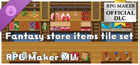 RPG Maker MV - Fantasy store items tile set header image