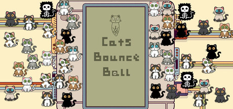 Cats Bounce Ball Steam header image