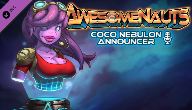 Awesomenauts - Coco Nebulon Announcer Steam capsule image