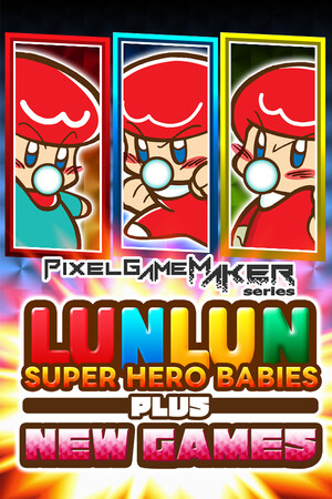 Pixel Game Maker Series LUNLUN SUPER HERO BABIES PLUS NEWGAMES