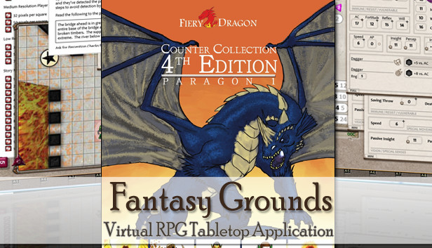 Fantasy Grounds - Counter Collection 4E Paragon 1 Steam capsule image