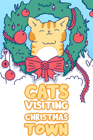 Cats Visiting Christmas Town