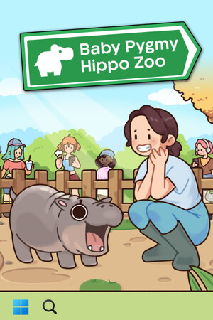 Baby Pygmy Hippo Zoo cover art