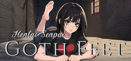 Hentai Senpai: Goth Feet header image