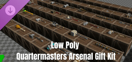GameGuru MAX Low Poly Gift Kit - Quartermasters Arsenal header image